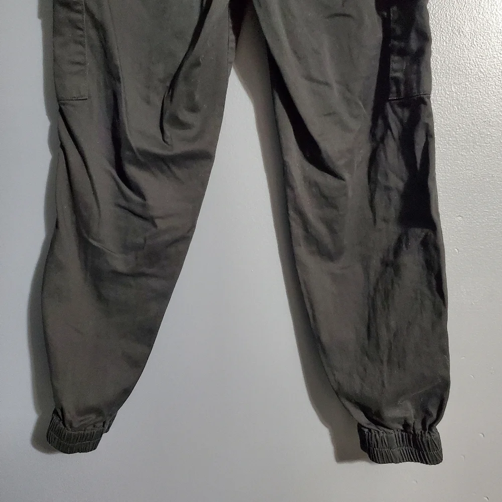 Justice Black Cargo Jogger Pants Girls Size 8